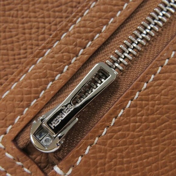 HERMES BEAN Compact Epsom Gold - Picture 4 of 10